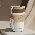 Xiaomi Stainless Steel Coffee Cup 400ML Thermos Mug Leak-Proof Thermos Travel Thermal Vacuum Flask Insulated Cup Water Bottle. 