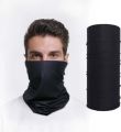 Black Bike Face Bandana for Men & Women. 