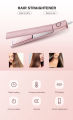 Ubeator -Tourmaline Ceramic Heating Hair Straighteners Flat Iron Plate Styler for Salon Household 538. 