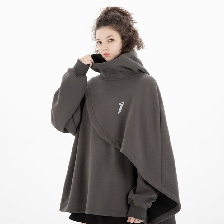 ARENS%20Fashion%20Cloak%20Hoodies%20Men%20Techwear%20Streetwear%20Hoodie%20Pullovers%20Black%20Gray%20Darkwear%20Oversized%20High%20Collar%20Sweatshirt%20Unisex%20Superman%20-%20Image%205