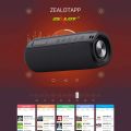 ZEALOT S51 Portable Bluetooth Speaker TWS Wireless Bass Subwoofer Waterproof Outdoor Speakers Boombox AUX TF Stereo Loudspeaker.
