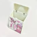 INS White 3 inch Kpop Photocard Storage Box Photo Small Card Organizer Storage Case Desk Organizer Box School Stationery. 