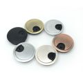 60mm Stainless Steel Round Table Wire Hole Covers Outlet Port Computer PC Desk Cable Grommet Line Holder- 1pics. 