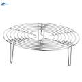 Round Cooling Rack Round Stainless Steel Steamer Rack for Pot Air Fryer Oven 8.66inch. 