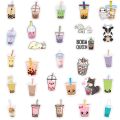 50pcs Cute Boba Sticker Kawaii Bubble Tea Sticker Waterproof Vinyl Water Bottle Sticker Laptop Sticker Stationery. 