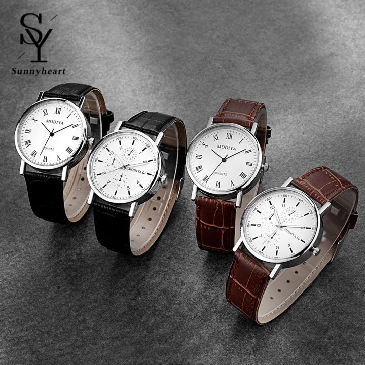 %E3%80%90Good-Love%20Store%E3%80%91Men%20Watches%20Chronograph%20Casual%20Analog%20Quartz%20Watch%20Quartz%20Watch%20Belt%20Strap%20Wristwatch%20Gift%20for%20Boyfriend%20Father%20-%20Image%202