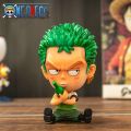 9CM Q Luffy Zoro Nami Anime One Piece Peripheral Sanji Robin Boa Hancock Ace Action Figure Toys Collection PVC Model Doll Gifts Ruiqir Super Store.