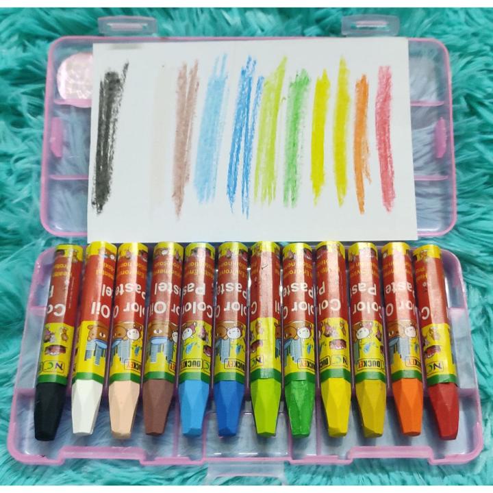 Oil Pastels Color Pencil - 12 Pcs