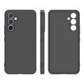 Premium Silicone Matte Soft Phone Case - Black For Samsung Galaxy A54. 