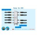 【Xiaofeng】Digital 8 Way Cable Splitter 5-2400MHz, RG6 Work Analog/Digital TV Connections and Internet. 