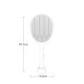 Weidasi WD-963 Mosquito Rechargeable Bat with Lure Light Insect Bugs Lamp with Stand Holder USB Charging Cable Included Multifunction Electric Swatter Li-ion Battery WD 963.