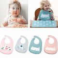 Silicone Baby Bibs with Food Catcher. 
