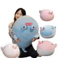 Giant Cute Puffer Fish Plush Toy Stuffed Kawaii Fat Fish Doll Puffers Plushies Soft Hug Pillow Cushion Birthday Gifts Kids Girl.