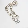 Silver Gold 30cm Metal Purse Chain Strap handbag Handles DIY Purse replacement For Shoulder Bag Straps Bag Chain Strap. 
