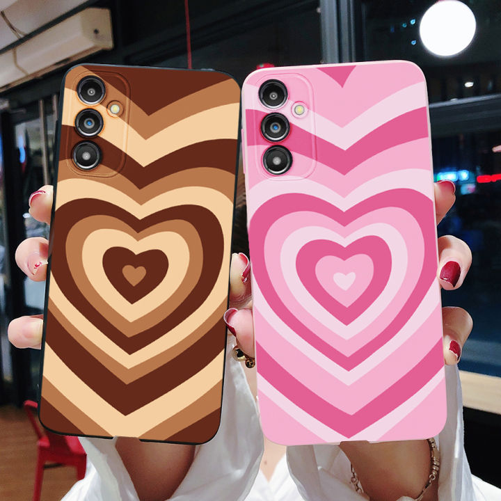 For Samsung A14 5G SM-A146B Case Love Heart Cute Back Cover For Samsung Galaxy A14 A 14 SamsungA14 5G Phone Mask Silicone Cases