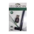300Mbps Mini USB 2.0 Port Wireless Wifi Adapter 802.IIN With Antenna.