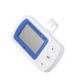 LCD Digital Display Ther-mo-meter Hygrometer High/Low Temperature Alarm Humidity Temperature Meter °C/°F Switchable.