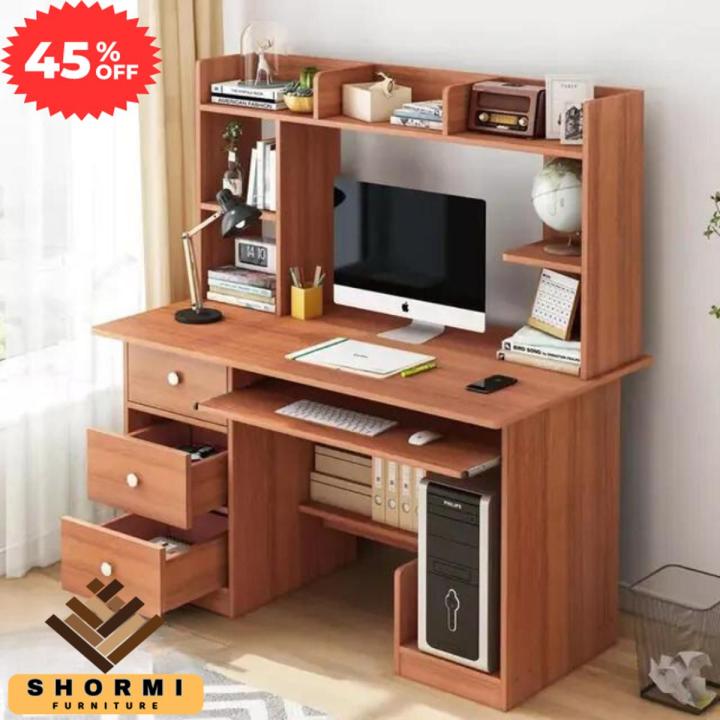 Modern Study Desk/Computer Table Study Office Laptop Desk Home Office/Study Table/Laptop Table With Drawer - Shormi Furniture