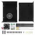 For 5 Plus Metal Case with Cooling Fan, WiFi 6 BT 5.2 Module Dual-Band Wireless Card, Antenna, Heatsink Easy Install Easy to Use.
