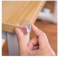 Silicone Children Head Protection, (4 Pcs )Anti-Collision Corner Transparent Anti-Collision Desk Corner Anti-Knock The Sleeve. 