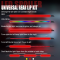Universal Auto LED Tail Rear Spoiler Lip Kit Signal Lamps Car Trunk Strap Exterior Accessories Brake Light Fits Roof Wing.