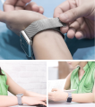 Pix 22mm Magnetic Chain Strap-Replacement Bracelet Metal Belt Wrist Band Strap Magnetic Chain 22mm Universal Smart Watch Breclet Strap for Samsung ,Amazfit, Xiaomi Watch ETC. 