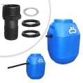 Barrel Duct Thick Rain Barrel Hose Nozzle for Water Tanks Ponds Aquariums.