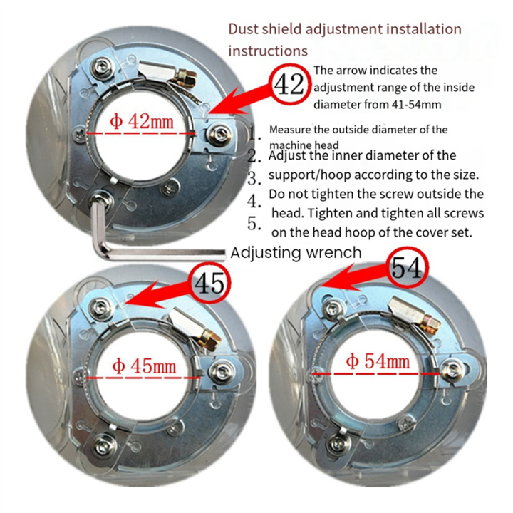 Dust%20Shroud%20Kit%20Dry%20Grinding%20Cover%20Tool%20for%20Angle%20Hand%20Grinder%20Clear%20100-125mm%20S29%2020%20with%20Vacuum%20Cleaner%20Easy%20Install%20Easy%20to%20Use%20-%20Image%202