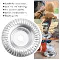 3 Pcs Angle Grinder Wood Grinding Wheel Wood Polishing Shaping Disc Wood Cutting Grinding Wheel. 