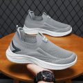 Men's Shoes 2023 Autumn New Sports Shoes Men's Comfortable Shoes for the Old Soft Bottom Walking Shoes Couples Running Shoes.