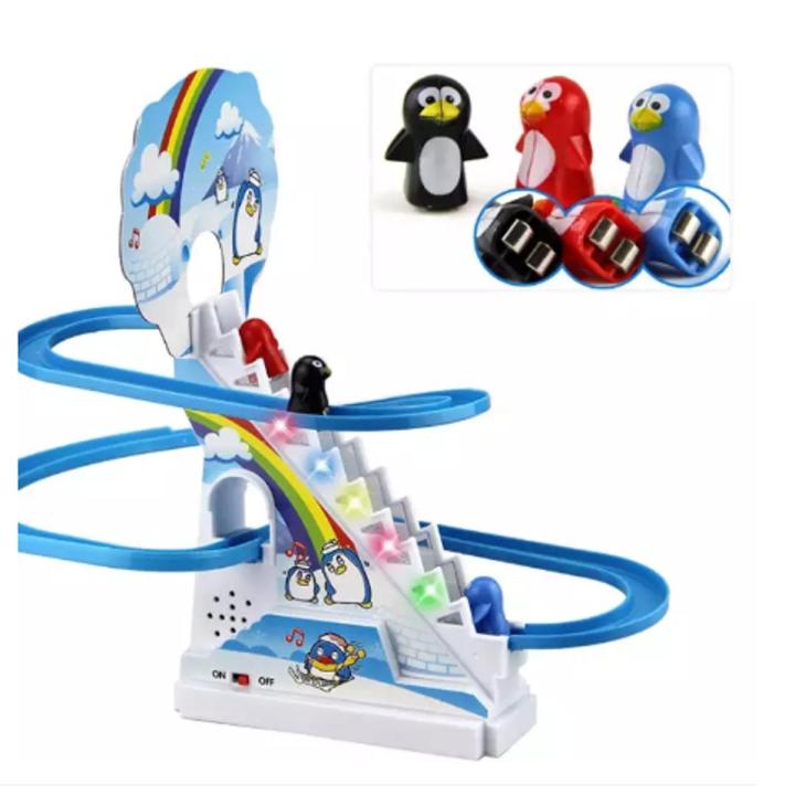 Penguin Slide Electric Railcar With Music