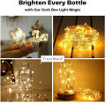 Battery Operated 2M 20 LED Copper String Lights – Perfect for Wedding, Garden & Room Decoration.