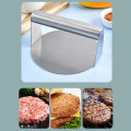 Stainless Steel Smash Burger Press Hamburger Patties Meat Masher Circular Meat Press Mold For Deli Meats Kitchen Accessories.