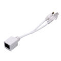 【Sunflower EGR】2pcs POE Cable Power Ethernet Adapter Cable POE Splitter RJ45 Injector Power Supply Module 12-48v For IP Camera. 