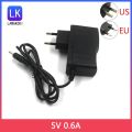 Wireless Router Power Adapter 5V 0.6A 600ma Charger 3.5*1.35mm. 