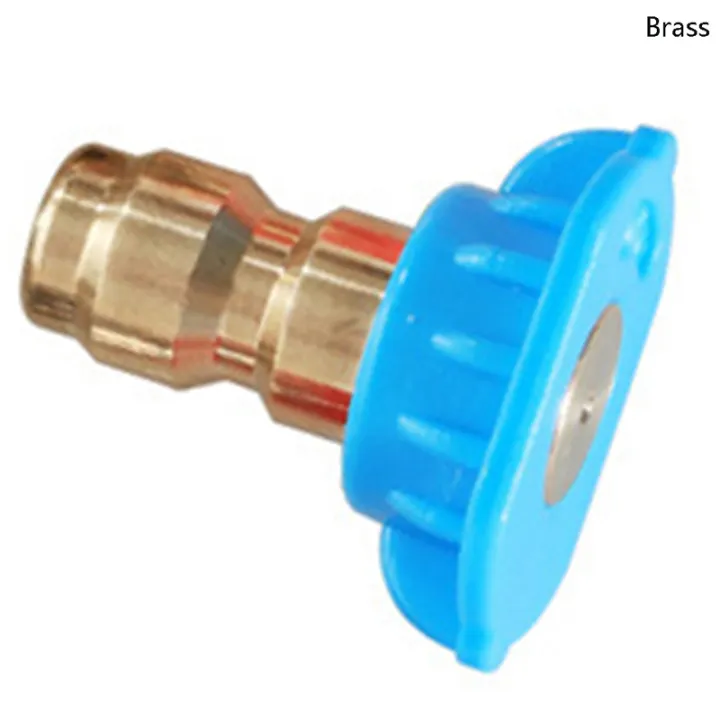 1/4"%20Quick%20Connect%20Rotary%20Coupler%20Adjustable%20Adapter%20with%205%20Spray%20Nozzles%20Copper%20Connection%20for%20High%20Pressure%20Car%20Washer%20-%20Image%202