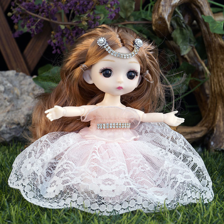 Cute%20Wedding%20Dress%20Princess%20Joint%20Doll%20Bag%20Pendant%20BJD%20Doll%20Little%20Girl%20Toy%20Children's%20Day%20Birthday%20Gift%20-%20Image%203