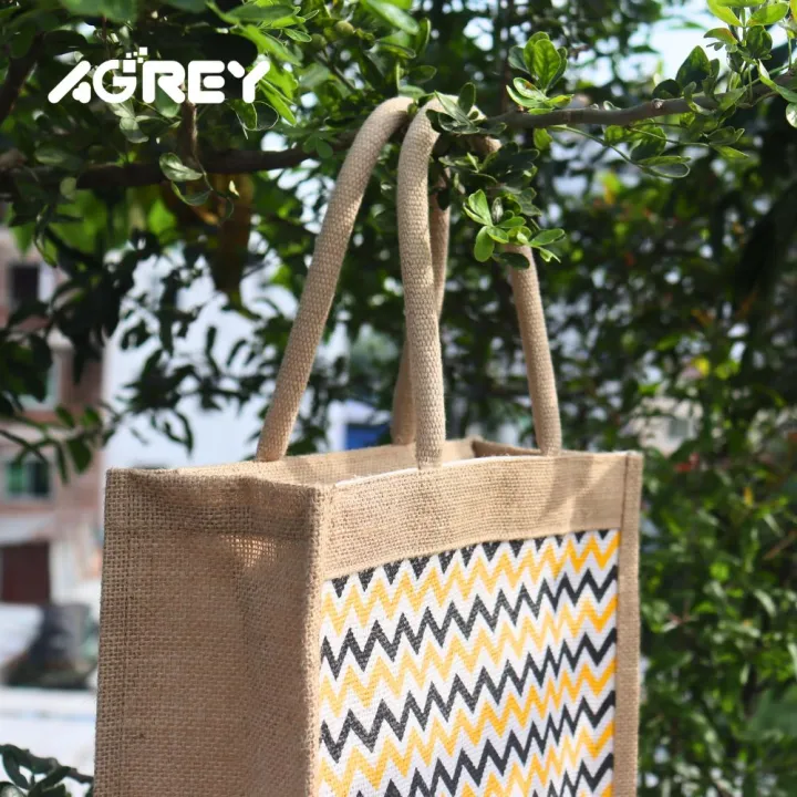 Jute%20Shopping/Tote%20Bag,%20Yellow%20&%20Black,%20(12"x14"x5")%20-%20Image%204