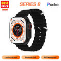 Pucko T800 Ultra Smart Watch Bluetooth Heart Rate Smartwatch for Men Women Ultra Seris 8 Iwo Bluetooth Call Wireless Charge Watch. 