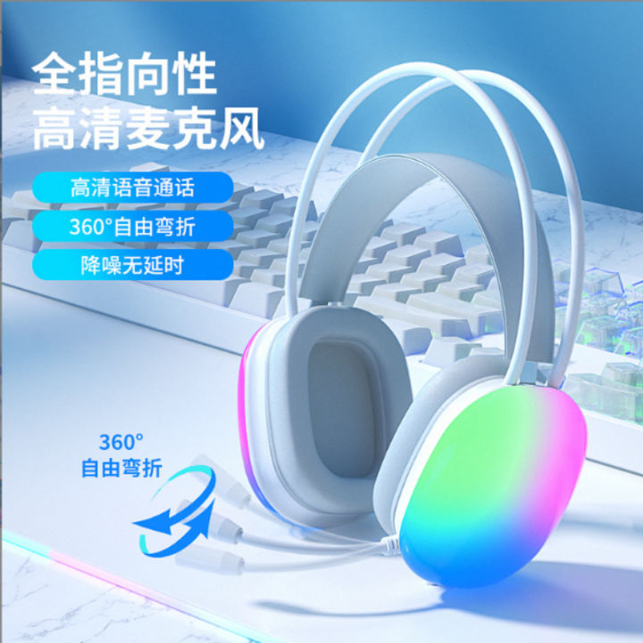 Panson%20PSH-600%20Over-Ear%20Headset%207.1%20E-sports%20Gaming%20Wired%20RGB%20Optical%20Headset%20USB%20Computer%20with%20Microphone%20-%20Image%203