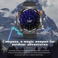 [2023] COLMI V68 1.43'' AMOLED Display Smartwatch 100 Sports Modes Compass Flashlight Men Military Grade Toughness Smart Watch. 