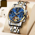 OLEVS Fashion Automatic Stainless Steel Waterproof Watches for Men.