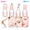 Kemei KM-3024 Multifunctional 4 in 1 Face, Eyebrow, Nose, & Lady Shaver for Women. 