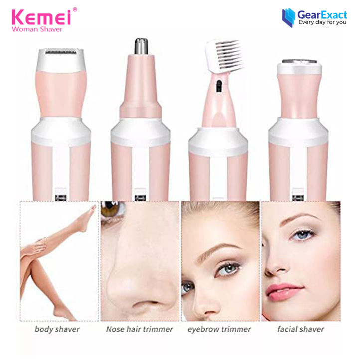 Kemei%20KM-3024%20Multifunctional%204%20in%201%20Face,%20Eyebrow,%20Nose,%20&%20Lady%20Shaver%20for%20Women%20-%20Image%203