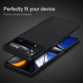 NILLKIN Super Frosted Shield Phone Case For Xiaomi POCO X4 Pro 5G Shockproof Matte Finish Surface Hard PC Phone Cover Shell Black. 