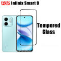 For Infinix Smart 9 HD Acrylic Phone Case Infinix Smart 9 Tempered Glass Screen Protector and lens Film. 