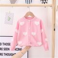 2022 Winter Girls Cardigan Sweaters Children Autumn Warm Knitted Sweater Toddler Little Girls Long Sleeve Clothes for 3 5 7 Yrs. 