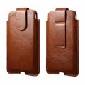 Genuine Leather Phone Belt Clip Case Holder For iPhone 15 14 13 12 11 Pro Max XS 7 8 Plus SE 2 Men Waist Bag Holster Pouch Cover. 