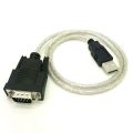 RJ45 Network Cable Serial Cable Rj45 to DB9 and RS232 to USB (2 in 1) CAT5 Ethernet Adapter LAN Console Cable.