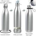 Stainless Steel Hot or Cold Water Bottle.